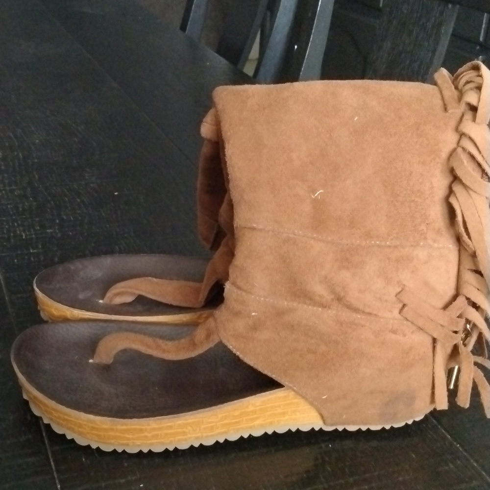 SUEDE SANDALS - Picture 14 of 14